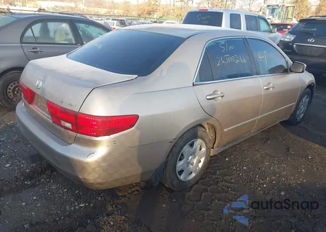 2005 Honda Accord 2.4 Lx z USA, uszkodzony, nr VIN 1HGCM56495A079857